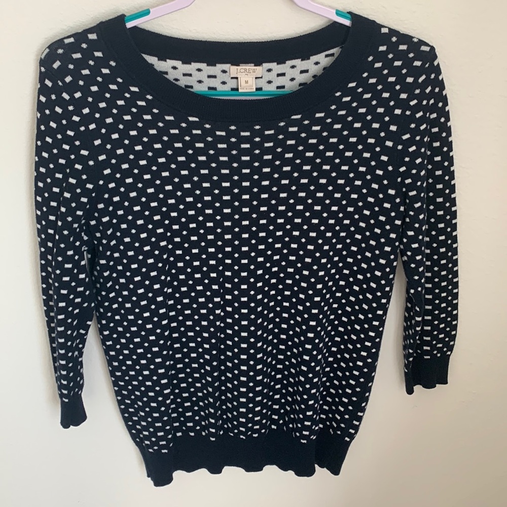 J Crew pull over 100% light cotton soft sweater